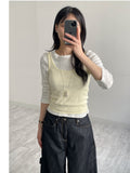 Rainbow Daily Ribbed Sleeveless Top