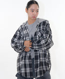 Nest check hood shirt