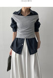 Mute Wrinkle Over Fit Shirt