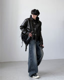 Barrier Hook Leather Jacket