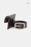 Vegan leather pouch belt