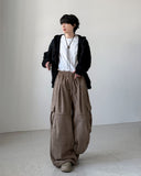 Drop Corduroy Cargo Pants