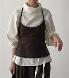 [Setup Available] Pepper Halter Neck Layered Bustier