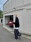 Over Balloon PK Collar Knit