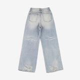 Derin Cut Off Wide Denim Pants