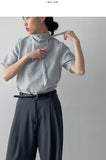 Carmen tie short sleeve blouse