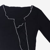 Lutz Corset Wave Crop Tee