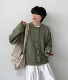 Runan Cable Hair Cardigan