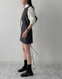 [Wrap Skirt SET] Joanne Sleeveless Wrap One Piece