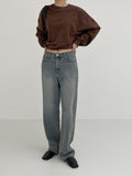 Tin Vintage Semi-Wide Denim Pants