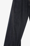 Curve stitch low denim pants