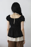 Morph shirring blouse