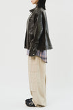 Perry Carpenter Leather Jacket