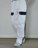 Uni Color Matching Cargo Pants