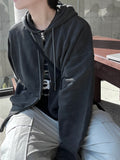 Unisex Pigment 2-Way Hood Zip-Up