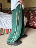 Nylon Track String Pants
