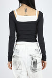 Berry Two Way Open Tee