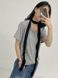 Wrinkle Chiffon Long Muffler