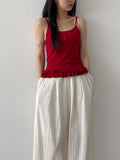 Frill Layered Knit Sleeveless