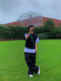 Crop Washer Pocket Hood Vest