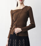 Barbie Unbalanced Off-Shoulder Knit