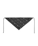 Hair line knit scarf