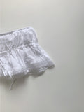 Winger Shirring Lace Skirt