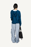 Corduroy big pocket cargo pants