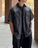 Luffy Slav Denim Shirt