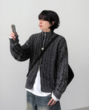 Twilly Pigment Knit Zip-Up