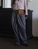 True wide slacks pants