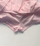 furutu frill lettering low-waist skirt