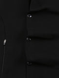 (W) ASYMMETRIC HOOD VEST
