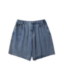 Denim Baggy Half Pants
