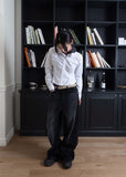 MAXI BLACK WIDE DENIM PT