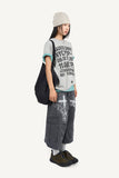 Pop-up vintage print T-shirt