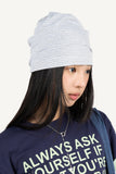 Stripe Cotton Beanie