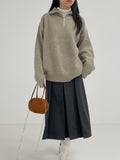 Jessie Brushed Pleated Skirt