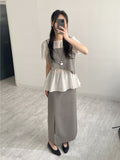 Sienna Banding Flare Short Sleeve Blouse