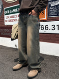 Western Mood Sand Wide Denim
