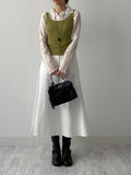 Wavy ribbed sleeveless