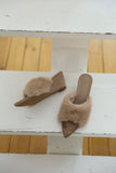 Annie Fur Wedge Stiletto