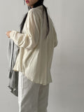 Crema Embo Overfit Shirt