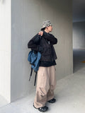 Structured Cargo Cut Out Pants
