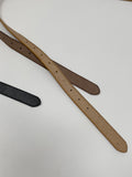 [25mm] Cowhide Round Belt