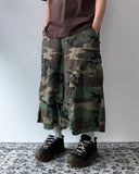 Military Camo Cargo Bermuda Pants