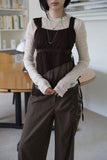 Ari Wrinkle See-Through Long Sleeve Tee