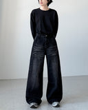 Smash Crack Wide Denim