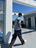 Milk Washed Gray Denim