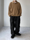 Collar Button Over Knit